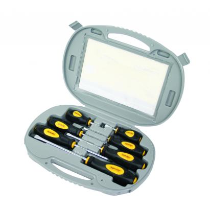 Trusă de șurubelnițe 7 piese Cr-V Topmaster, cu vârf magnetizat