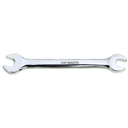 Cheie fixa dubla 16x17 mm din otel CR-V, finisaj cromat, Topmaster