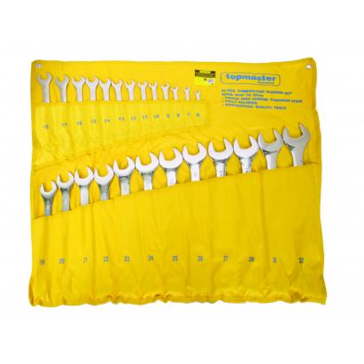 Set chei combinate 25 piese 6-32 mm din otel CR-V Topmaster