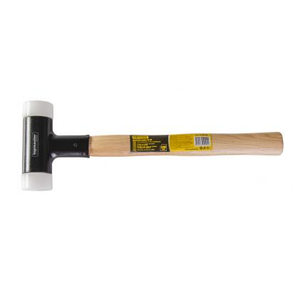 Ciocan din plastic fara recul 40 mm cu maner din lemn Topmaster