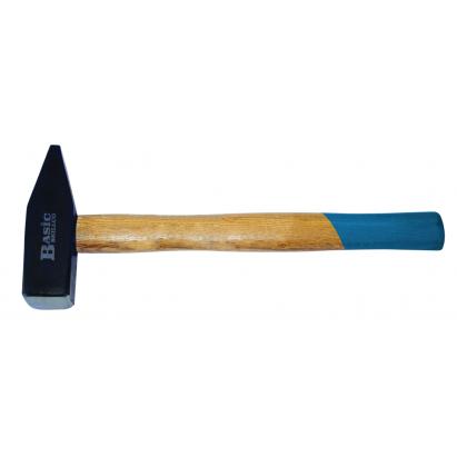 Ciocan de lăcătuș 200 g cu mâner din lemn, Basic, pentru atelier