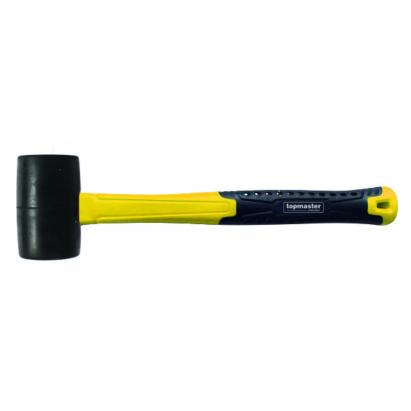 Ciocan de cauciuc 450 g cu mâner din fibră de sticlă Topmaster