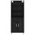 Bufet Stejar Negru 69,5 x 32,5 x 180 cm Lemn compozit GartenMobel Dekor