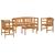 Set de lounge cu trandafir de grădină 4 pcs GartenMobel Dekor