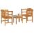 Set de lounge cu trandafir de grădină 3 pcs GartenMobel Dekor