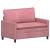 Set de canapea 2 pcs Roz Catifea GartenMobel Dekor