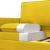 Set de canapea 2 pcs Galben Catifea GartenMobel Dekor