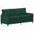 Set de canapea 2 pcs Verde închis Catifea GartenMobel Dekor