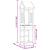 Turn de joacă Maro 52.5 x 46.5 x 208 cm Lemn de pin masiv GartenMobel Dekor