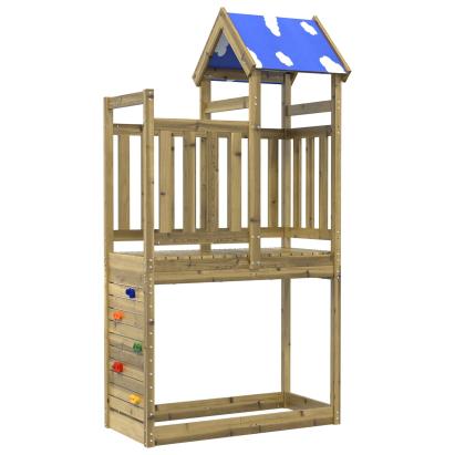 Turn de joacă Maro 110.5 x 52.5 x 215 cm Lemn impregnate solid GartenMobel Dekor