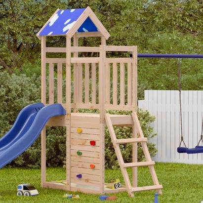 Turn de joacă Maro 110,5 x 52,5 x 215cm Lemn de pin masiv GartenMobel Dekor