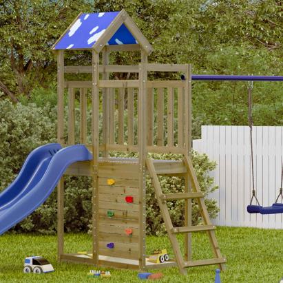 Turn de joacă Maro 110,5 x 52,5 x 215cm Lemn impregnate solid GartenMobel Dekor