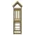 Turn de joacă Maro 110,5 x 52,5 x 214 cm Lemn impregnate solid GartenMobel Dekor