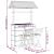 Set mobilier de bar, 3 piese, bambus GartenMobel Dekor