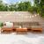 Set de lounge pentru grădină 7 pcs Maro ceruit GartenMobel Dekor