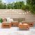 Set de lounge pentru grădină 6 pcs Maro ceruit GartenMobel Dekor