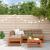 Set de lounge pentru grădină 5 pcs Maro Ceară Lemn masiv de pin GartenMobel Dekor