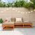 Set de lounge pentru grădină 4 pcs Maro ceruit GartenMobel Dekor