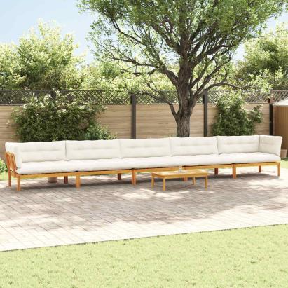 6 Bucată Unități de Canapea Palet pentru Grădină GartenMobel Dekor