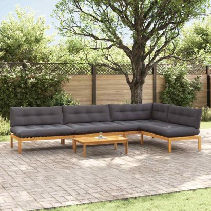 5 Bucată Unități de Canapea Palet pentru Grădină GartenMobel Dekor