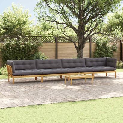 5 Bucată Unități de Canapea Palet pentru Grădină GartenMobel Dekor