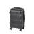 Bagaj de mână Leziter TraveLux Max 40x30x20 cm, roți detașabile, negru