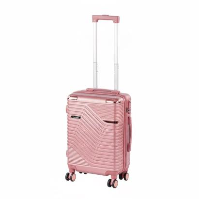 Bagaj de mână Leziter TraveLux Urban 40x30x20 cm cu roți detașabile, roz somon