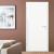Frunză de ușă interior Leziter, decor alb, 100 cm, stânga, blocare BB