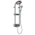 Set de duș digital Leziter Tropic cu robinet termostatic, gri