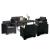 Set mobilier de grădină Leziter Nero III, 6 locuri, grafit