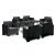 Set mobilier de grădină Leziter Nero III, 6 locuri, grafit
