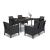 Set mobilier de grădină Leziter Venus III, 6 locuri, grafit