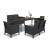 Set mobilier de grădină Leziter Venus III Big, 6 locuri, grafit