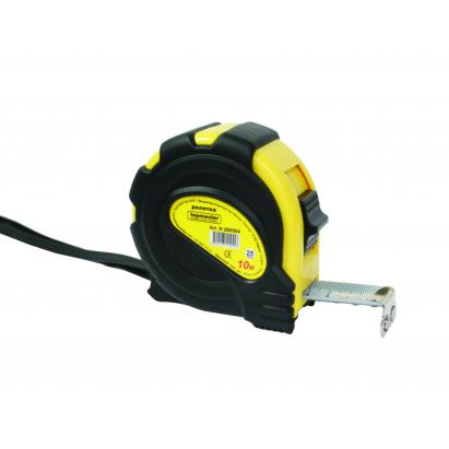 Ruletă magnetică Topmaster 2 m x 16 mm cu blocare și prindere la curea