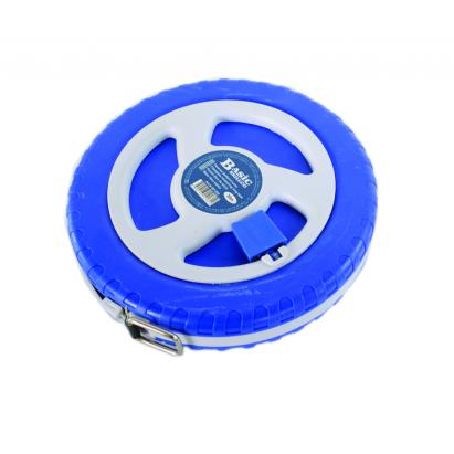 Ruleta de masurat 30 m Basic cu banda din fibra de sticla
