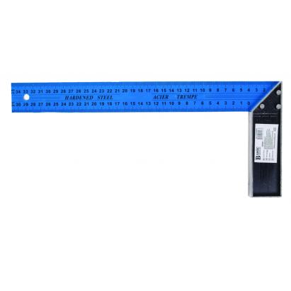 Echer de tâmplărie 400 mm Basic, din oțel întărit, pentru măsurare precisă