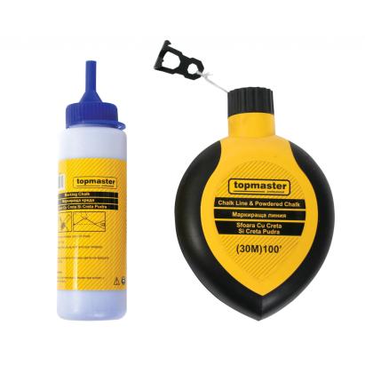 Ata cu creta pentru trasat linii 30 m Topmaster Pro