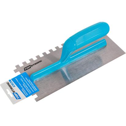 Gletieră cu dinți 280x120 mm, mâner plastic, 8 mm, Top Strong