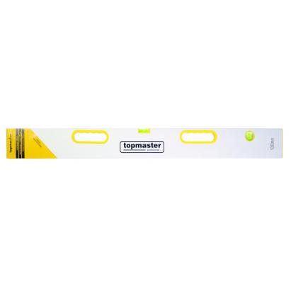Dreptar din aluminiu 1500 mm cu nivel și mânere Topmaster