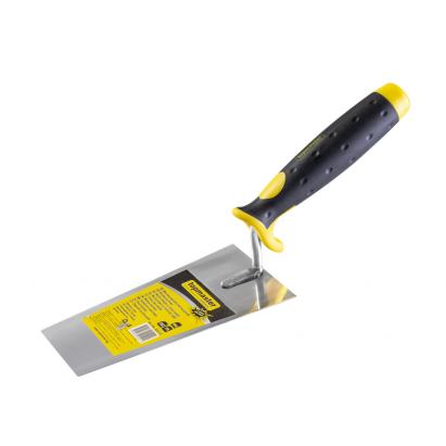 Mistrie trapezoidala 180 mm din inox cu maner ergonomic dur Topmaster