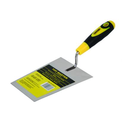 Mistrie dreapta 160 mm din inox, cu maner plastic ergonomic Topmaster