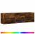 Mobilier TV cu LED cu LED Stejar Afumat 140 x 34 x 40 cm GartenMobel Dekor