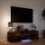 Mobilier TV cu LED cu LED Stejar Afumat 140 x 34 x 40 cm GartenMobel Dekor