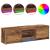 Mobilier TV cu LED Lemn vechi 140 x 34 x 40 cm Lemn prelucrat GartenMobel Dekor