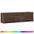 Mobilier TV cu LED Stejar maro 140 x 34 x 40 cm Lemn prelucrat GartenMobel Dekor
