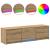 Mobilier TV cu LED cu sertar Stejar artizanal 140 x 34 x 40 cm GartenMobel Dekor