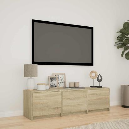 Mobilier TV cu LED cu LED Stejar Sonoma 140 x 34 x 40 cm GartenMobel Dekor