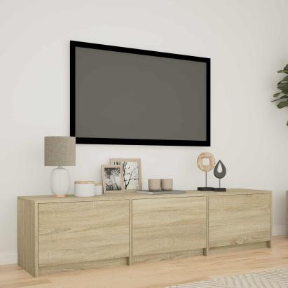 Mobilier TV cu LED cu LED Stejar Sonoma 165 x 34 x 40 cm GartenMobel Dekor