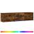 Mobilier TV cu LED cu LED Stejar Afumat 165 x 34 x 40 cm GartenMobel Dekor