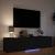 Mobilier TV cu LED cu LED Negru 165 x 34 x 40 cm Lemn prelucrat GartenMobel Dekor